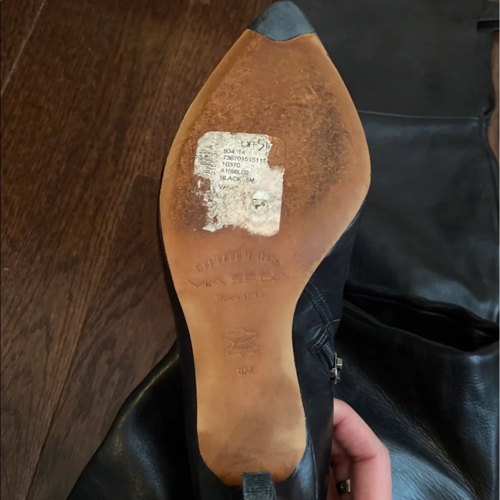Via spega real Italian stiletto boots - Picture 2 of 6